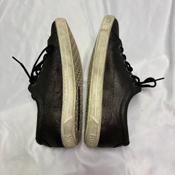 Birkenstock Arran Women’s 40 Low Top Leather Low Top Sneakers in Black Metallic - Picture 5 of 9